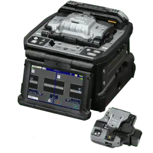 Fujikura 90S Plus Splicer and CT50A Cleaver for fibre Optic Splicing